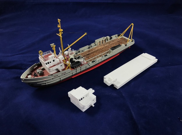 Supplier NVG6, Superstructure (1:200, RC) in White Processed Versatile Plastic