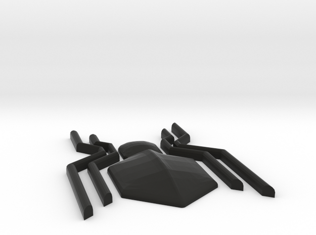 Homecoming Black Chest Spider Symbol for Costume in Black Natural Versatile Plastic: Small