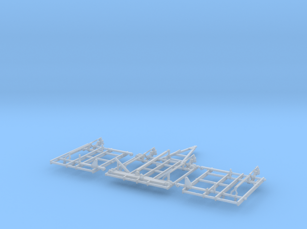 1/64 28 and 30ft field cultivator frame (part 1 of in Smooth Fine Detail Plastic