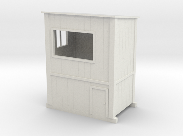 1/64 Chop Stand Shack in White Natural Versatile Plastic