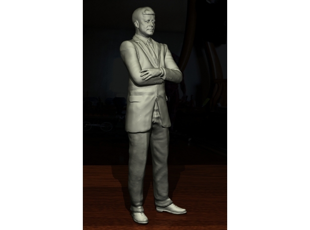 SE JFK figure in Gray PA12