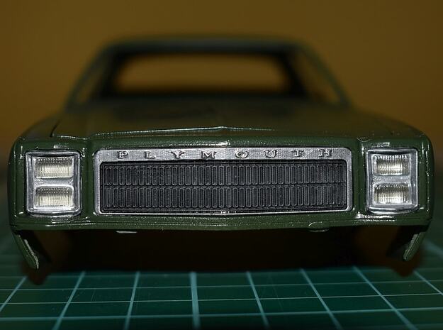 1/25 1977 Plymouth Fury Grill in Smoothest Fine Detail Plastic