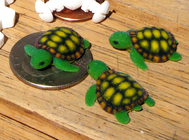 Little Turtle (3 pieces bundle) in Full Color Sandstone