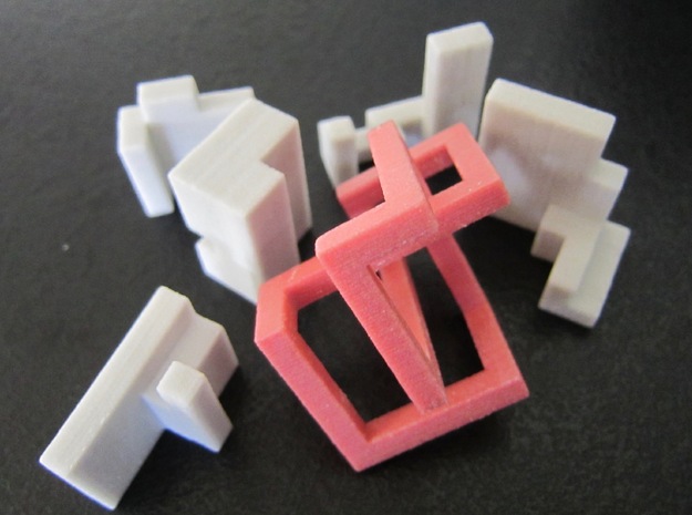 Puzzle mobius knot cube
