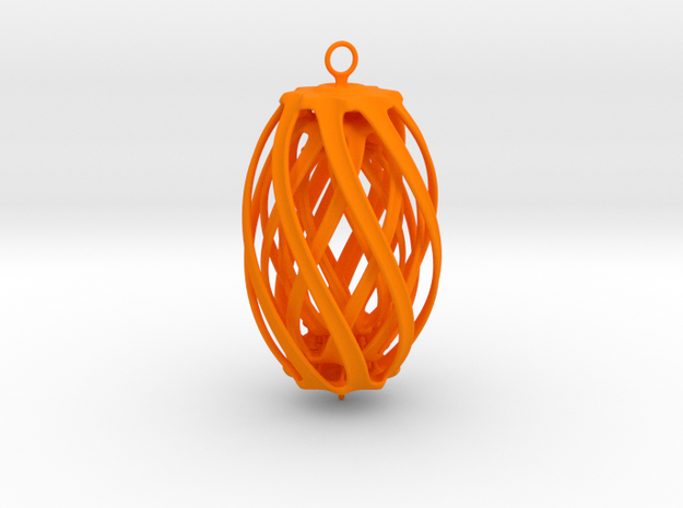 Christmas toy in Orange Processed Versatile Plastic