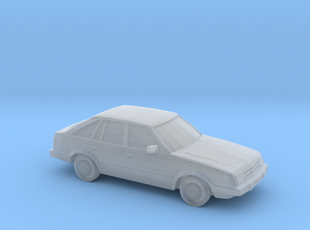 1/220 1985-87 Ford Escort in Smooth Fine Detail Plastic