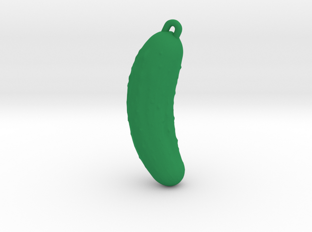 Christmas Pickle - Tree Ornament in Green Processed Versatile Plastic