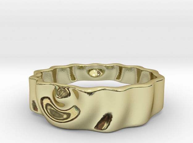 Ringpples Ring 3 in 18k Gold Plated Brass