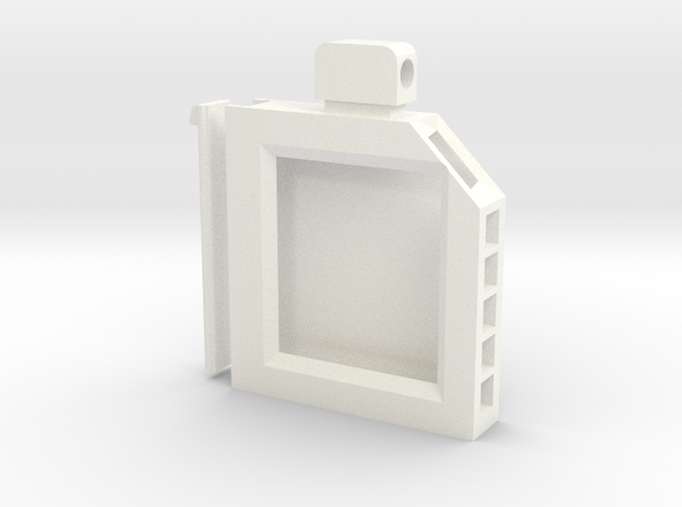 Cartridge Case in White Processed Versatile Plastic