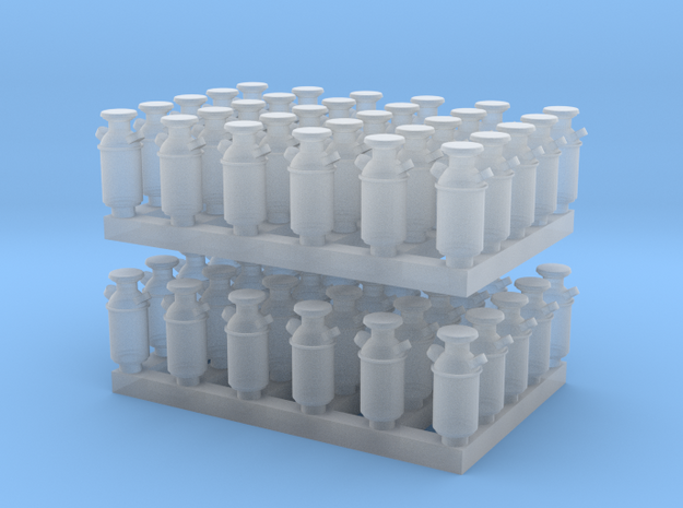 1:160 Milk Cans V2 -120ea in Smooth Fine Detail Plastic