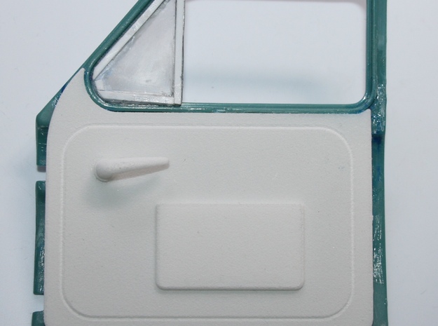 1:12 Airfix Austin A35 Van Door Panels in White Natural Versatile Plastic