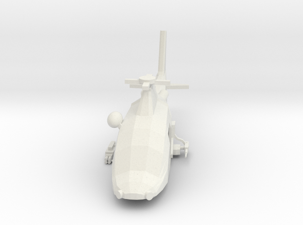10mm (1/144) Agusta-Westland A109LUH (DAGR,M2,FLIR in White Natural Versatile Plastic