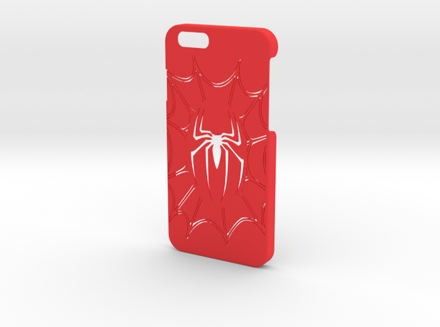 Spiderman Phone Case-iPhone 6/6s in Red Processed Versatile Plastic
