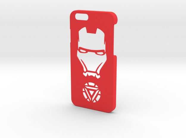 Iron Man Phone Case-iPhone 6/6s in Red Processed Versatile Plastic