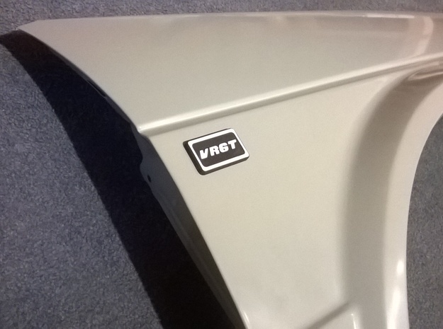 Badge for VW Golf 2 VR6T VR6 Turbo in Black Natural Versatile Plastic