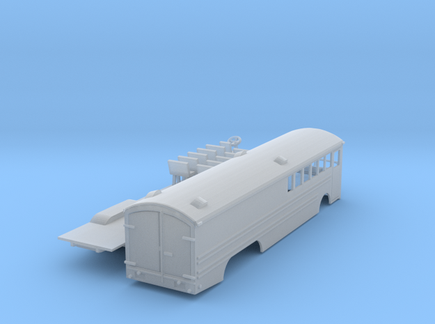 Great Northern Bus Z scale in Smooth Fine Detail Plastic