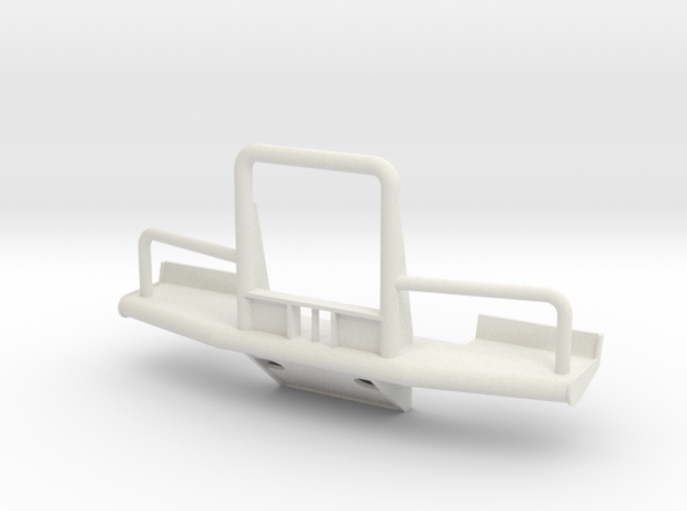 C500 Heavy Hauler Front Bumper V3 in White Natural Versatile Plastic