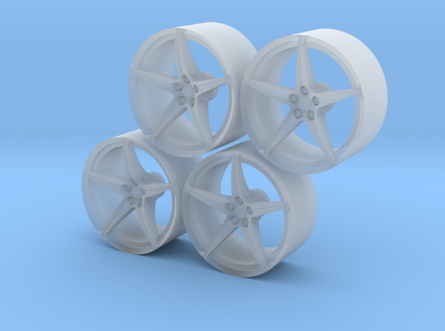 Set_16M Wheel in Smooth Fine Detail Plastic