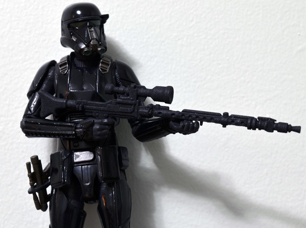 PRHI Star Wars Black DLT-19X Sniper 6" in Black Premium Versatile Plastic