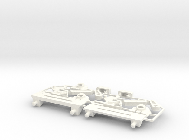 Lancia Delta rep. set FULL Instrument frame in White Processed Versatile Plastic