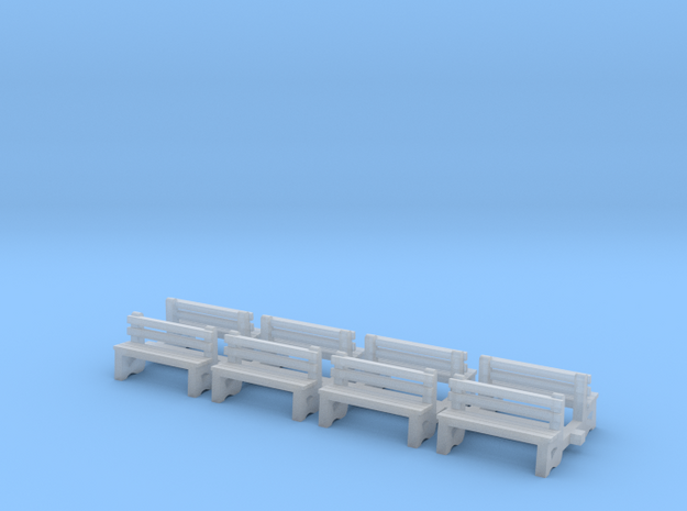 Bench N Scale Benches in Smooth Fine Detail Plastic