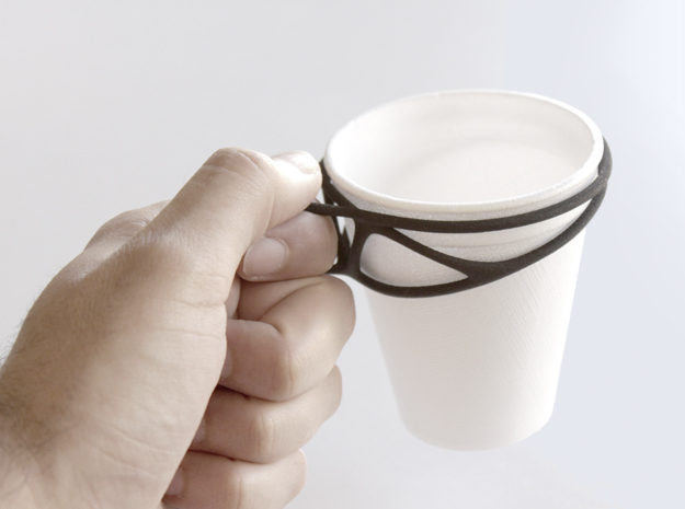 Cup Converter - size S in Black Natural Versatile Plastic