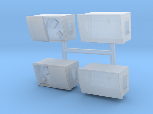 Alley Dumpsters Sprue  in Smooth Fine Detail Plastic