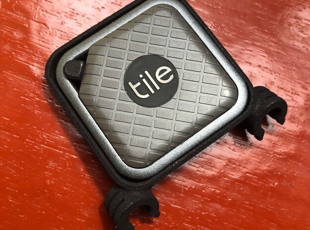 Tile Sport Bike Tracker Clip (Only Clip) in Black Natural Versatile Plastic