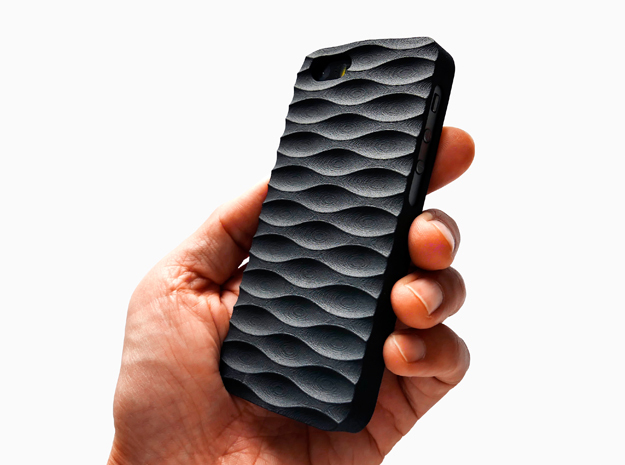 iPhone SE Case_Seamless in Black Natural Versatile Plastic