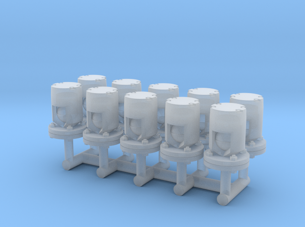Winteb Air pipe heads_DN50 for damen ships in Smooth Fine Detail Plastic: 1:32