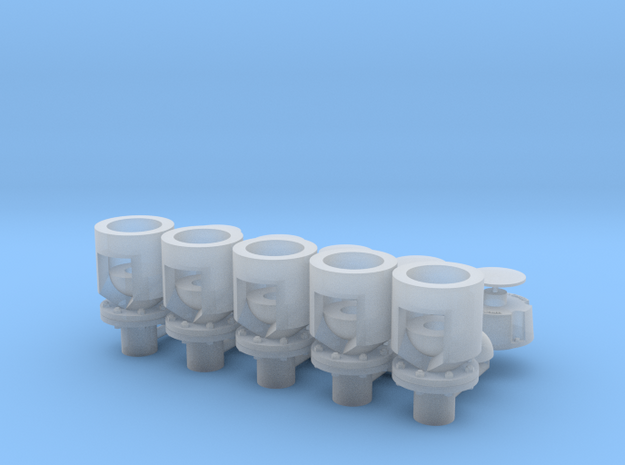 Winteb Air pipe heads_DN150_1:32 for damen ships in Smooth Fine Detail Plastic