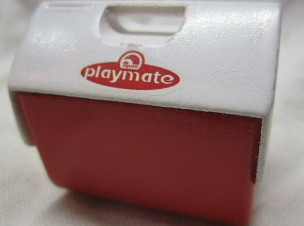 1:10 Scale Playmate Cooler in White Natural Versatile Plastic