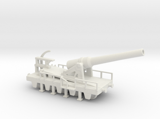 canon de 240 sur affut truc mle 70-81 1/76 railway in White Natural Versatile Plastic
