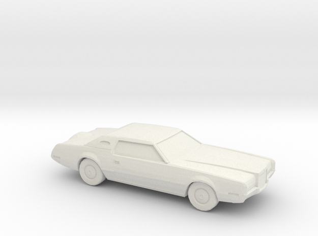 1/76 1971 Lincoln Continental Mark IV in White Natural Versatile Plastic