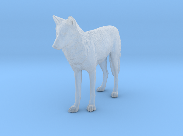 North American Gray Wolf - 1:72 in Smoothest Fine Detail Plastic