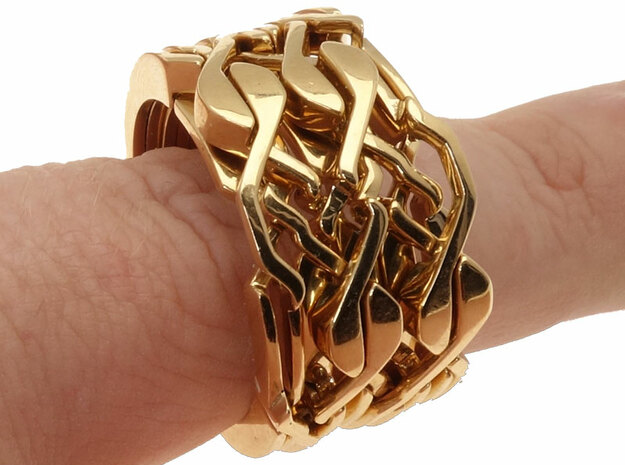 Ring Bracelet - metal