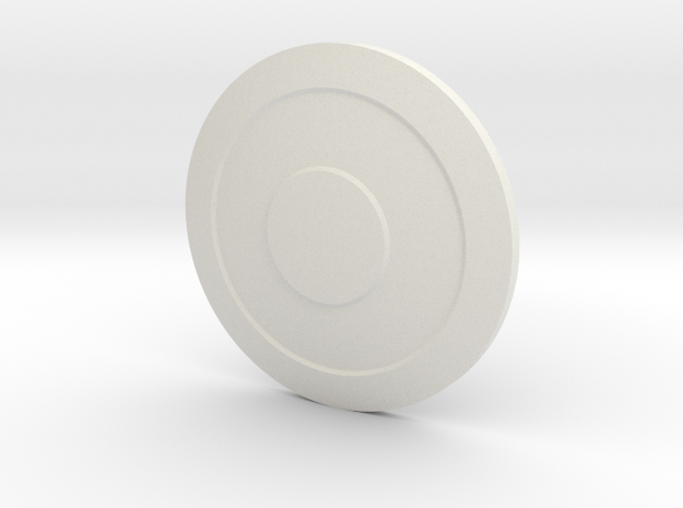 Layered Shield for ModiBot in White Natural Versatile Plastic