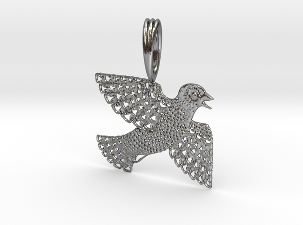 Birdy in Polished Silver