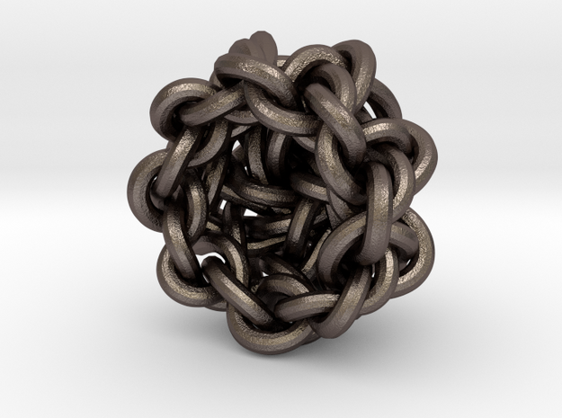 B&G Knot 13 in Polished Bronzed-Silver Steel