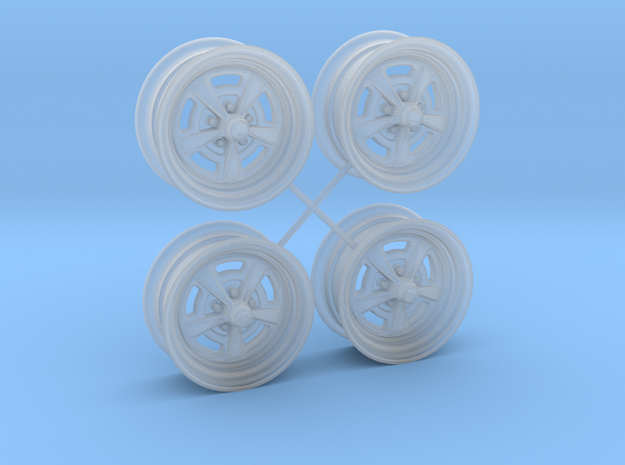 1/25 HQ GTS Wheels 7x14in  in Smooth Fine Detail Plastic