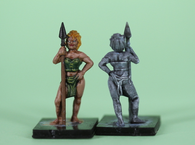 elf_with_spear in Smooth Fine Detail Plastic