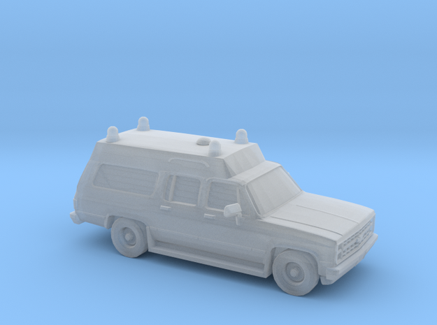 1/160 1980-88 Chevrolet Suburban Ambulance in Smooth Fine Detail Plastic