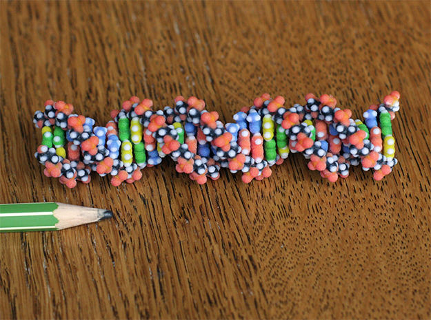 DNA Molecule. in Full Color Sandstone: Small