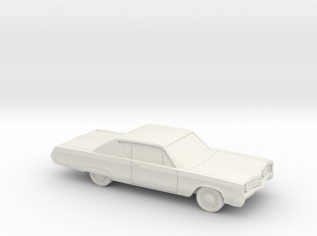 1/76 1967 Chrysler 300 Coupe in White Natural Versatile Plastic