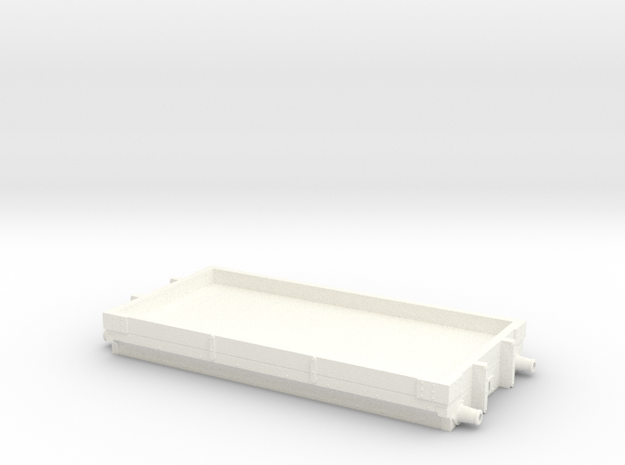 LNWR LMS 1plank open Diagram 1 in White Processed Versatile Plastic
