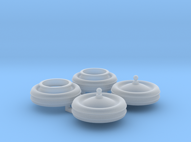 119 cylinder covers in Smooth Fine Detail Plastic