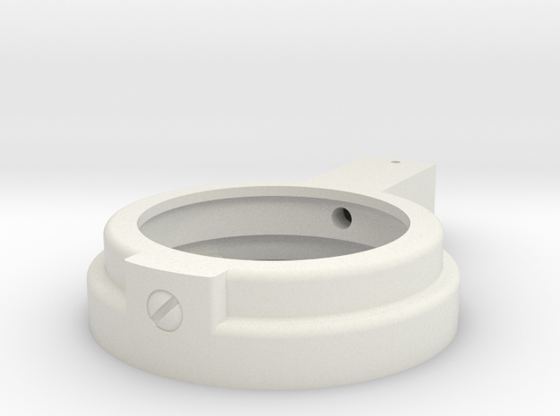 MG08/15 Maxim Steamport Lock ring in White Natural Versatile Plastic