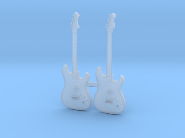 1/35 Stratocaster guitar 2x MSP35-078 in Smoothest Fine Detail Plastic