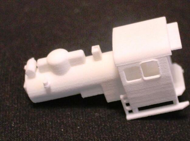 PX48 Boiler and Cab: Scale HOe  in White Natural Versatile Plastic