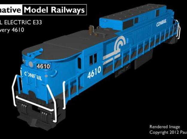 TTE3303 TT scale E33 loco - Conrail 4610 in Smooth Fine Detail Plastic